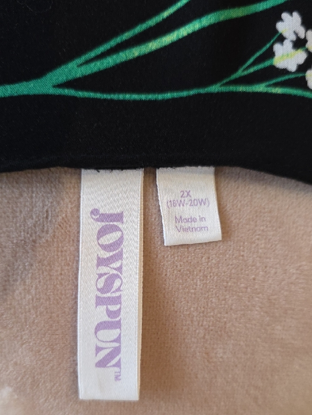 Black Floral Maxi Dress with Blue Accents - Picture 2 of 9